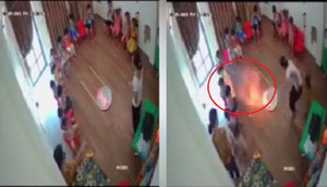 Video: Cô giáo đốt cồn dạy học khiến 3 trẻ mầm non bị bỏng nặng