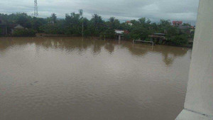 Nguy cơ lũ chồng lũ, nhiều nơi ở Quảng Bình lại mênh mông nước