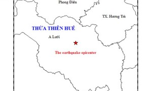 Động đất 3,3 độ richter trong đêm gây rung lắc ở huyện miền núi Thừa Thiên - Huế