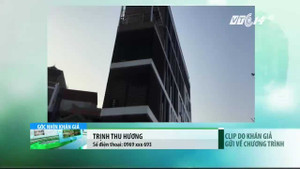 Video: Mục sở thị nhà siêu mỏng, siêu méo trên con đường 6.000 tỷ ở Thủ đô