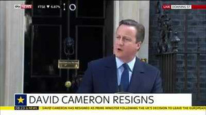 Video Thủ tướng Anh tuyên bố từ chức