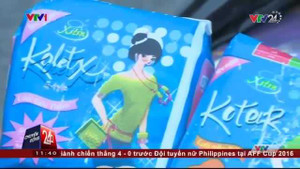 Băng vệ sinh nhái giá siêu rẻ bủa vây vùng nông thôn