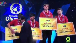 Chung kết Olympia 2016: Khoảnh khắc Hồ Đắc Thanh Chương giành vòng nguyệt quế