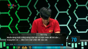 Chung kết Olympia 2016: Phần khởi động của Tiến Tùng