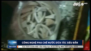 Hãi hùng công nghệ pha chế nước dừa tắc siêu bẩn