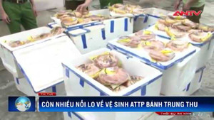 Bánh bẩn 'đánh chiếm' thị trường Tết Trung thu