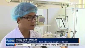 Bác sỹ Viện 108 cứu sống ngoạn mục bệnh nhân ngừng thở do thủng tim
