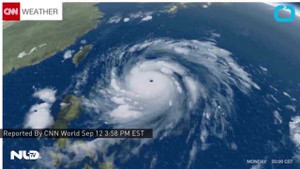 Siêu bão Meranti giật cấp 17 tiến vào Biển Đông