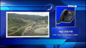 Vỡ đường ống thủy điện Sông Bung 2, hai công nhân bị cuốn mất tích