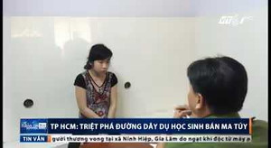 Triệt phá đường dây dụ học sinh đi bán ma túy