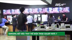 Samsung bắt đầu đổi máy cho người trót mua Galaxy Note 7
