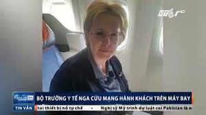 Bộ trưởng Y tế Nga cứu mạng hành khách trên máy bay