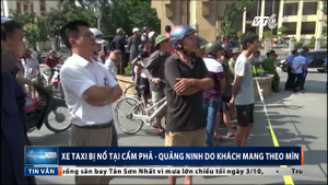 Taxi nổ như bom ở Quảng Ninh: Thông tin từ UBND thành phố Cẩm Phả