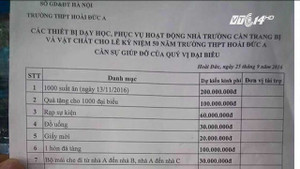Hà Nội: Trường THPT kêu gọi đóng góp 100 triệu đồng để mua một... tảng đá