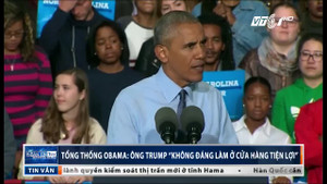 TT Obama: Ông Trump thậm chí không đáng làm ở cửa hàng tiện lợi