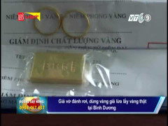Màn kịch đánh rơi vàng giả, lừa lấy vàng thật ở Bình Dương