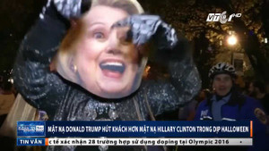 Vì sao dân Mỹ chuộng mặt nạ Donald Trump hơn mặt nạ Hillary Clinton?