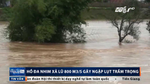 Thủy điện Đa Nhim xả lũ 800 m3/giây, hàng ngàn hecta rau màu bị nhấn chìm