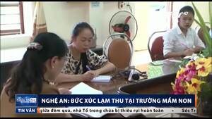 Nghệ An: Học sinh mầm non đóng 80 khoản thu đầu năm học