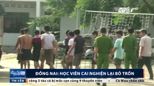 Clip: Học viên cai nghiện đốt trại, ném đá cảnh sát ở Đồng Nai được đưa trở lại trung tâm