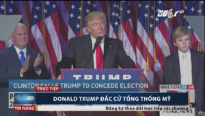 Video: Ông Donald Trump đắc cử tổng thống