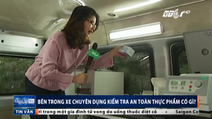Bên trong xe chuyên dụng kiểm tra an toàn thực phẩm có gì đặc biệt?