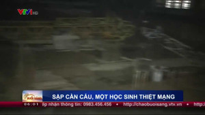 Nghệ An: Cần cẩu đổ sập vào trường học, nam sinh lớp 10 chết thương tâm