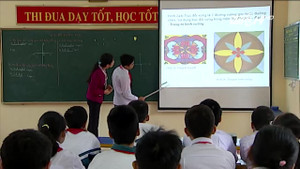 Tròn mắt xem tiết học tích hợp Toán - Lý - Vẽ - Sinh sáng tạo của cô giáo nông thôn