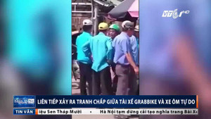 Clip: Xe ôm tự do hùng hổ đe dọa, mắng chửi tài xế Grabbike