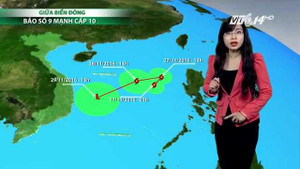 Bão số 9 đang hoành hành Biển Đông