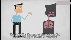 Clip: Khói thuốc lá tàn phá cơ thể người như thế nào?