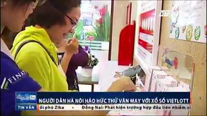 Clip: Người Hà Nội háo hức thử vận may với xổ số Vietlott