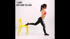 5 động tác thể dục với ghế dành riêng cho dân văn phòng