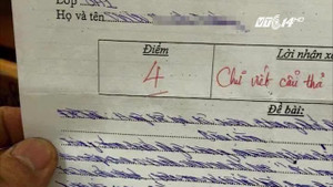 Học sinh lớp 8 viết chữ siêu xấu muốn nghỉ học