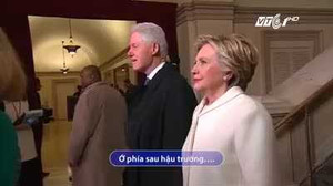 1.001 cung bậc cảm xúc của bà Clinton trong lễ nhậm chức của Donald Trump