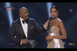 Video: Xem lại phần thi ứng xử của Top 3 Hoa hậu Hoàn vũ 2016