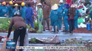 Bát nháo cảnh 'hôi hoa' khi tháo dỡ đường hoa Cần Thơ