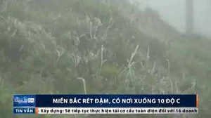 Miền Bắc rét đậm, có nơi dưới 10 độ C