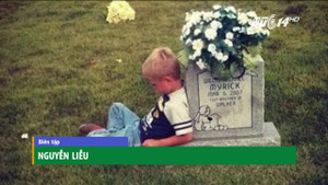 Cậu bé ngồi bên mộ kể chuyện cho em sinh đôi suốt 5 năm