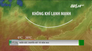 Gió mùa Đông Bắc tràn về, miền Bắc chuyển rét từ đêm nay (23/2)