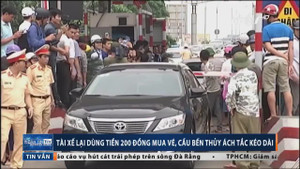 Giá vé đã giảm, dân vẫn tiếp tục phản đối trạm thu phí BOT Bến Thủy