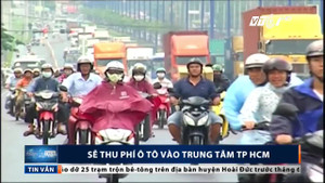 Dự kiến thu phí ô tô đi vào trung tâm TP.HCM