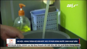 Hà Nội: Rùng mình nước ăn bẩn như nước cống