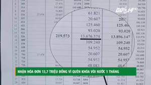 Hà Nội: Chủ nhà 'khóc thét' khi nhận hóa đơn nước 13,7 triệu đồng