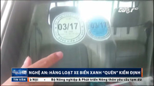 Hàng loạt xe biển xanh 'quên' kiểm định vẫn ngang nhiên hoạt động