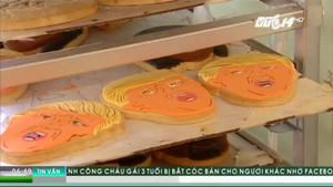 Bánh in hình mặt ông Trump 'đắt như tôm tươi'