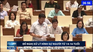 Video: Đề nghị xử lý hình sự người từ 14-16 tuổi