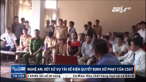 Xét xử vụ tài xế kiện cảnh sát giao thông Nghệ An