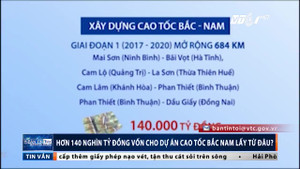 Hơn 140.000 tỷ đồng vốn cho dự án cao tốc Bắc - Nam lấy từ đâu?