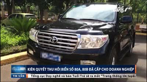 Thu hồi hơn 500 biển số 80A, 80B đã cấp cho doanh nghiệp thế nào?